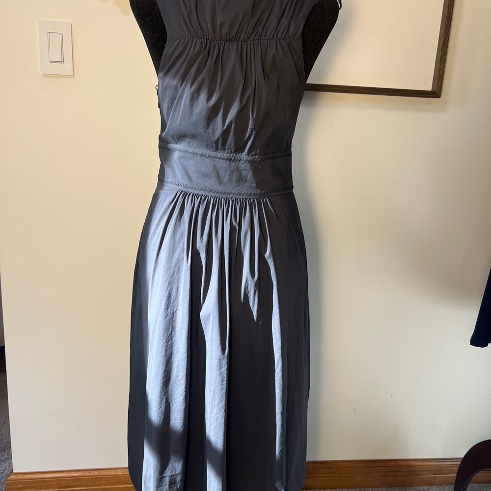 BCBG Black Pleated Midi Dress Size 4